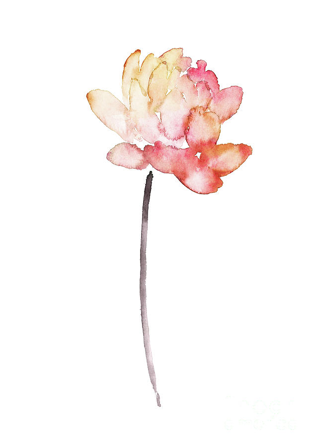 colorful-lotus-art-print-set-lotus-flower-coral-watercolor-painting-joanna-szmerdt